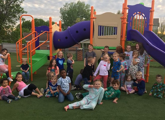 Kids on the playground