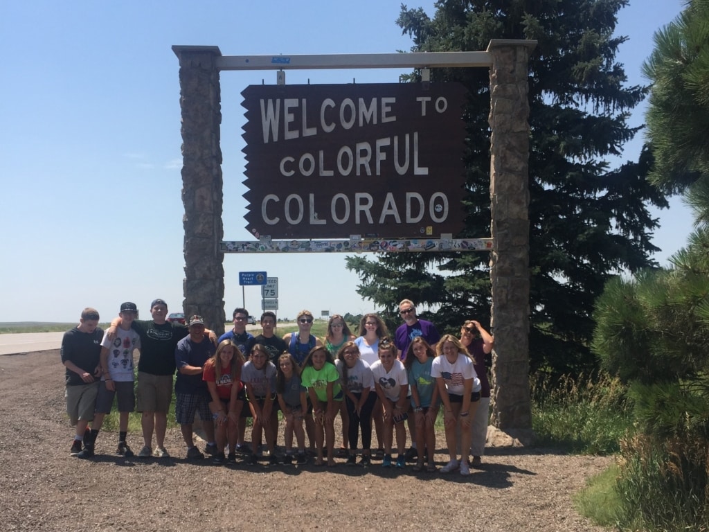 Famous Welcome To Colorado sign