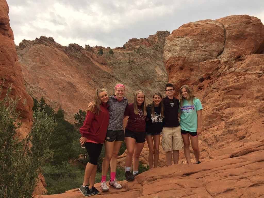 Youth group in Colorado
